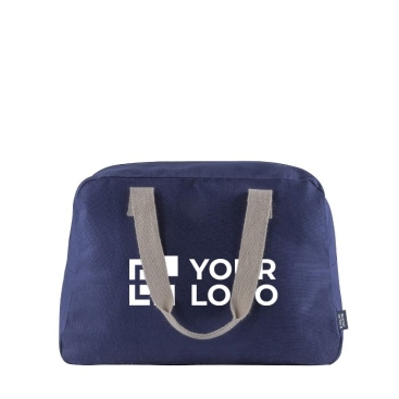 Saco de viagem de algodão canvas reciclado, pegas 280 g/m2