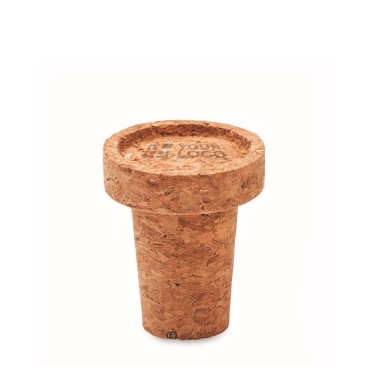 Tampa simples feita de cortiça 100% para garrafas de vinho