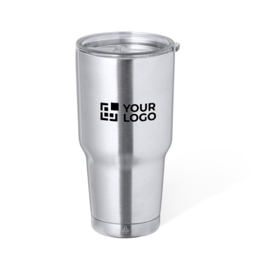 Copo de aço inoxidável de parede dupla com doseador 800ml
