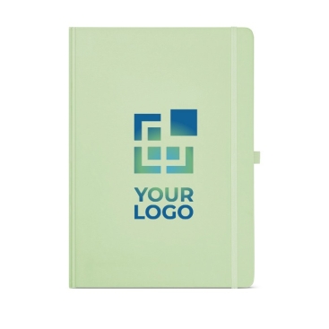 Caderno de papel reciclado com capa dura A4 folhas linhas