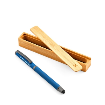 Caneta de aço inoxidável reciclado tinta preta Dokumental®