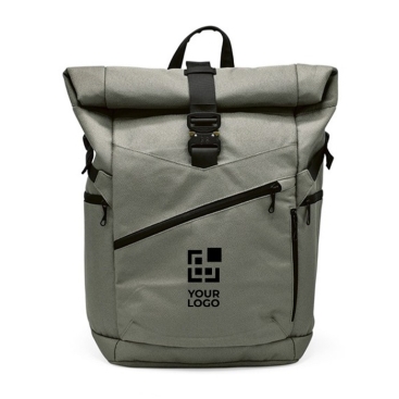 Mochila de RPET com fecho de fivela superior enrolável 28L