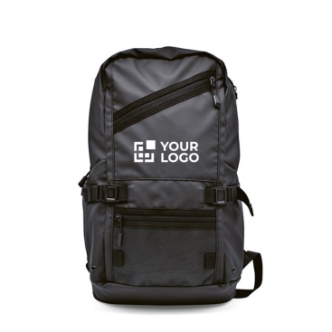 Mochila em RPET com capa para portátil e capacidade de 18L