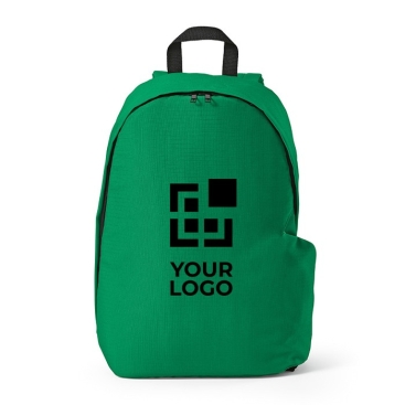 Mochila de RPET para portátil com acabamento ripstop 15,6''