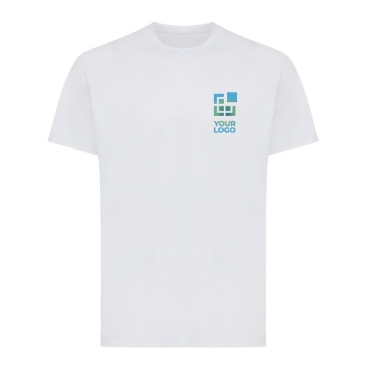 T-shirt técnica, poliéster reciclado casual fit 150 g/m2 Iqoniq cor cinzento-claro vista principal