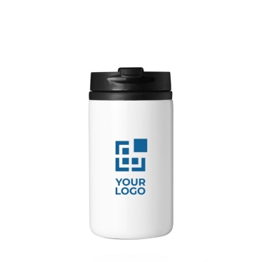 Copo térmico de aço inoxidável reciclado com tampa giratória 300ml