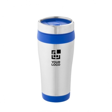 Copo térmico de aço inoxidável reciclado com tampa giratória 410ml