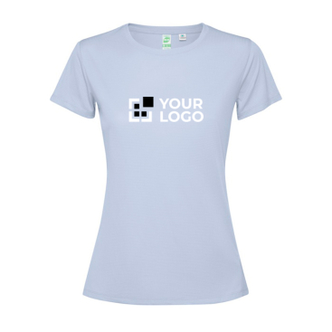T-shirt técnica de poliéster reciclado para mulher 125 g/m2 Roly Direct Estoril 