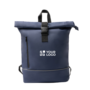 Mochila enrolável com compartimento grande e fita refletora PC 15''