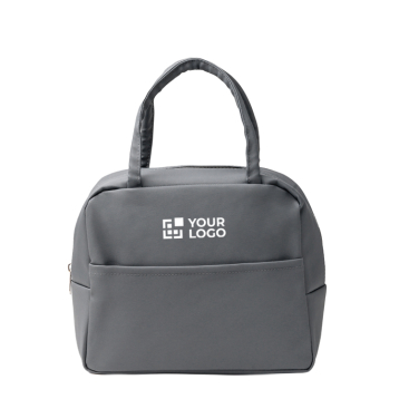 Geleira com interior isotérmico e bolso frontal em pele sintética 8L