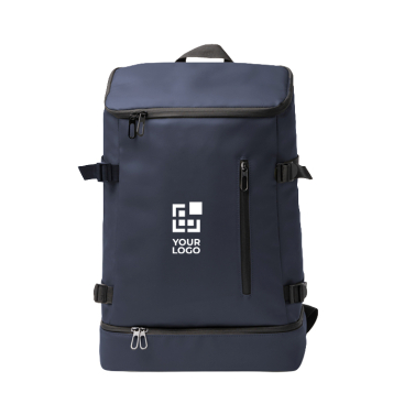 Mochila térmica em pele sintética com interior isotérmico e abertura