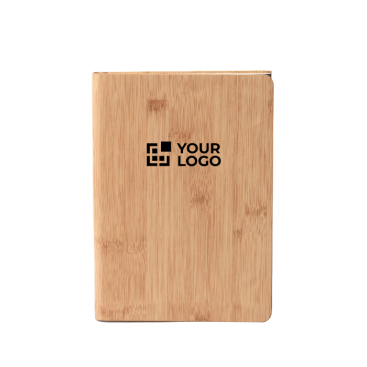 Bloco de notas A5 com suporte para telemóvel e tapete de rato, folhas lisas