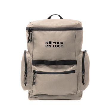 Mochila de viagem eco com abertura superior e bolso frontal 12''