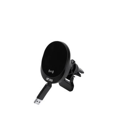 Carregador sem fios para carro com cabo retrátil Tipo C 15W