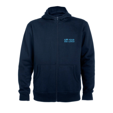 Camisola de algodão e poliéster com capuz 280 g/m2 Roly Direct Montblanc 