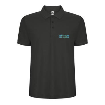 Polo de manga curta de malha piqué 220 g/m2 Roly Direct Pegaso Premium 