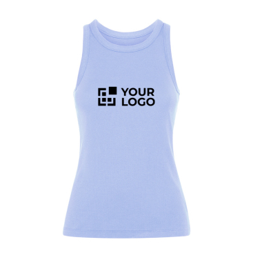 T-shirt sem mangas de senhora em malha canelada 270 g/m² Roly Direct Dribe