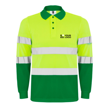 Polo técnico de trabalho, manga comprida 170 g/m2 Roly Polaris L/S 
