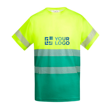T-shirt técnica de trabalho de algodão e poliéster 170 g/m2 Roly Tauri 