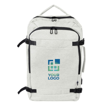 Mochila para portátil antirroubo de poliéster com porta USB-A 17''
