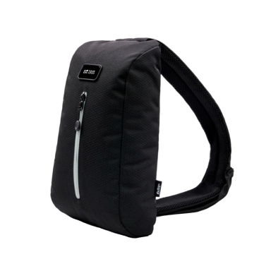 Bolsa tiracolo grande de rPET refletor BrandCharger