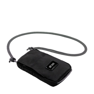 Bolsa tiracolo de poliéster reciclado com alça ajustável BrandCharger