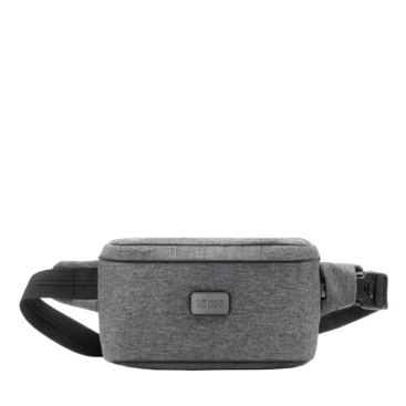 Bolsa de cintura com bolsos inteligentes e proteção RFID
