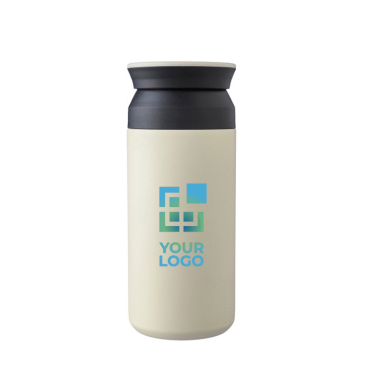 Garrafa de aço inoxidável de parede dupla com acabamento mate 350 ml