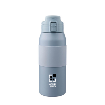 Garrafa de aço inoxidável com botão para abrir o bocal 800 ml