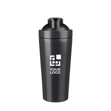 Shaker de aço inoxidável reciclado com bola misturadora metálica 750ml