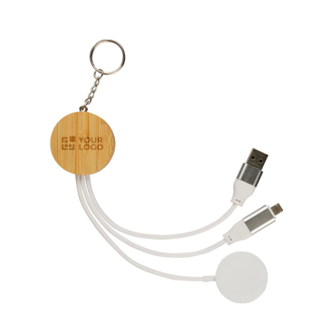 Conjunto de cabos de carregamento com argola metálica para pendurar 65W