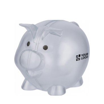 Porquinho mealheiro de plástico reciclado para personalizar