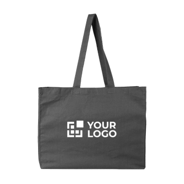 Saco de algodão OEKO-TEX com fole e asas compridas 180 g/m2