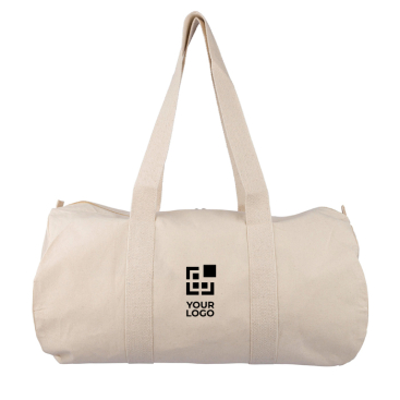 Saco desportivo em algodão natural OEKO-TEX com alças compridas