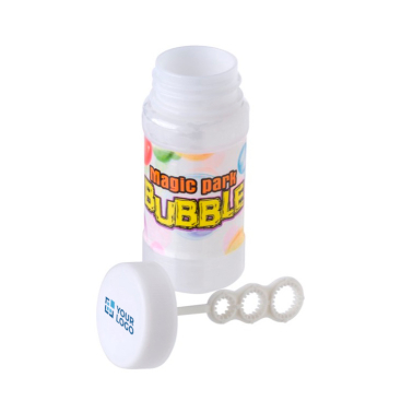 Tubo de bolas de sabão com 3 aros e capacidade de 55 ml