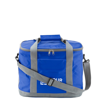 Saco térmico de nylon com tiracolo amovível e bolso frontal