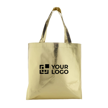 Saco non-woven laminado e brilhante com asas compridas 80 g/m2