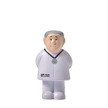 Anti-stress de espuma PU em forma de médico para personalizar