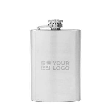 Cantil personalizável de aço inoxidável com tampa de rosca de 100ml