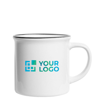 Caneca de cerâmica estilo vintage ideal para sublimação de 250 ml