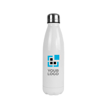 Garrafa com acabamento branco para sublimação 750 ml City Sublim