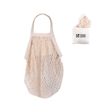 Saco de malha de algodão orgânico 100 g/m² de malha Organic Cotton