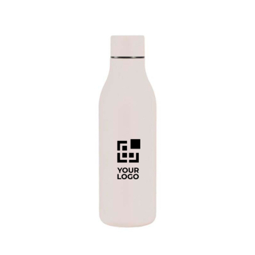Garrafa de aço inoxidável de parede dupla com tampa a condizer 500 ml