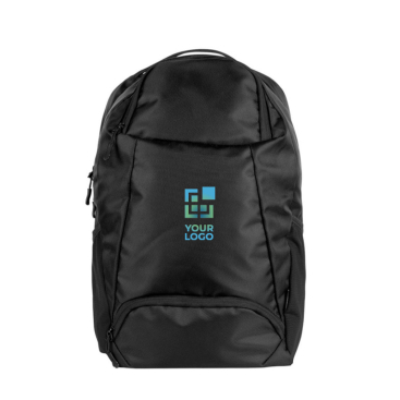Mochila para portátil de PU com compartimento para calçado 15''