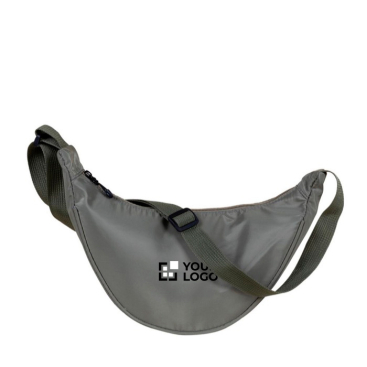 Bolsa tiracolo de poliéster com alça ajustável para o ombro