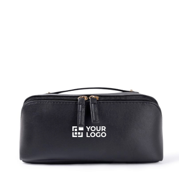 Nécessaire de viagem feito de PU com acabamento macio 400 g/m²