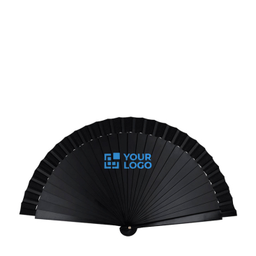 Leque leve monocolor de tecido de poliéster personalizável