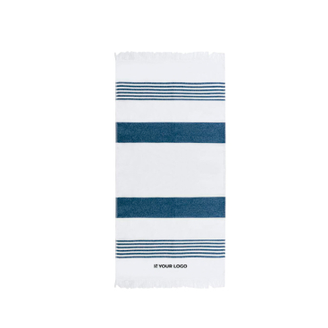 Toalha SEAQUAL de algodão e poliéster reciclado 300 g/m2 100 x 170 cm