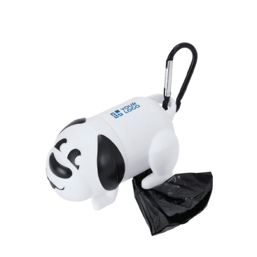 Dispensador de 15 sacos para animais de estimação em forma de cão