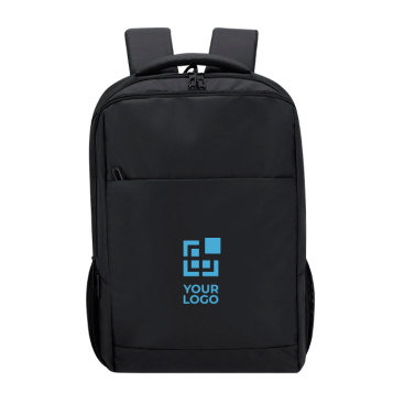 Mochila para portátil de PU com tira para trolley 15''